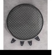 grill speaker G10B 10inchi axiss ram speaker gril speaker box speaker  Type : G10BDeskripsi : Grille 10" Bundar + JepitTebal : 0.8 mmUkuran Bahan : Bundar 258 mmUkuran Jadi : Bundar 258 mm
Motif Lubang : Kotak (8 mm)
Berat : 133gr