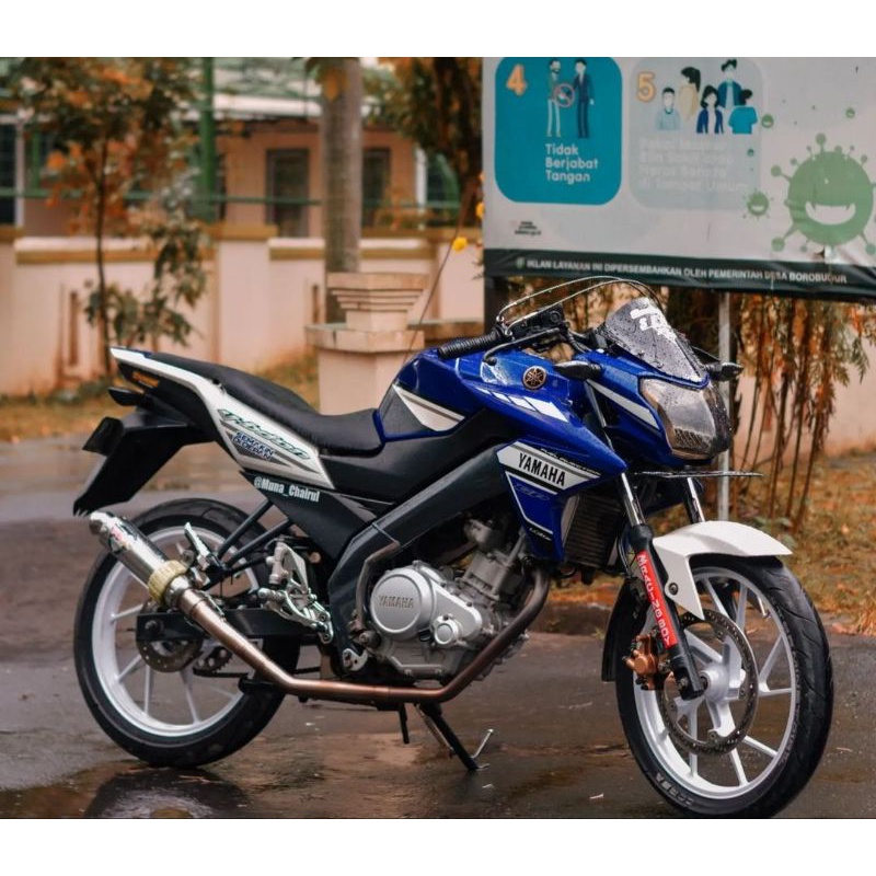 Striping sticker vixion gp biru 2014 2015 striping New Vixion lighting gp nvl biru