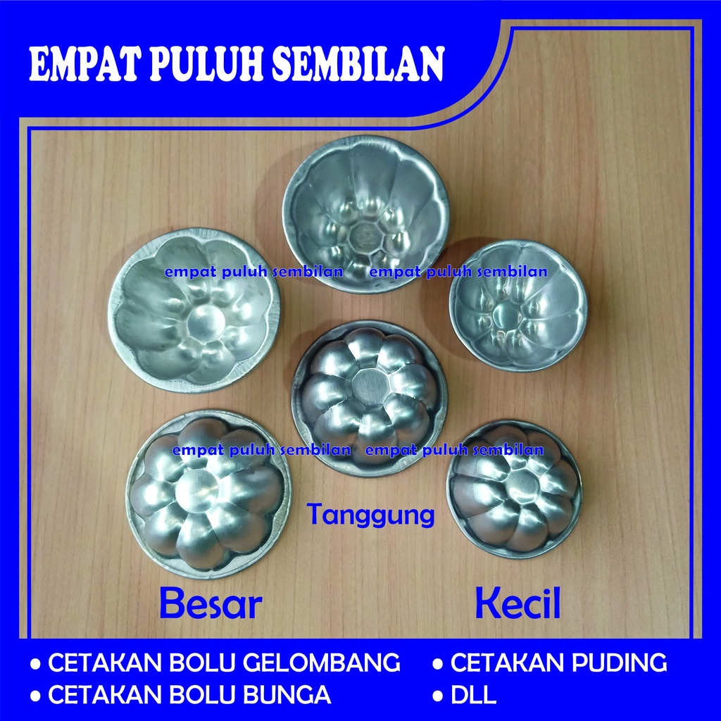 CETAKAN KUE BOLU / CETAKAN ROTI PANGGANG / CETAKAN BOLU MOTIF/ CETAKAN KUE TALAM /  CETAKAN PUDING J