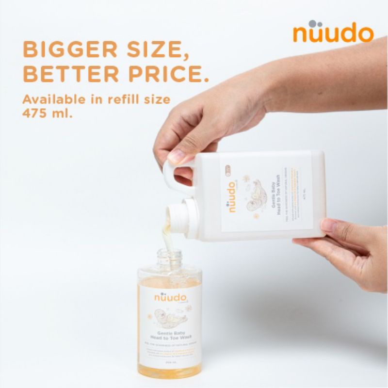 Nuudo - Bubbly Kids Body To Face Wash