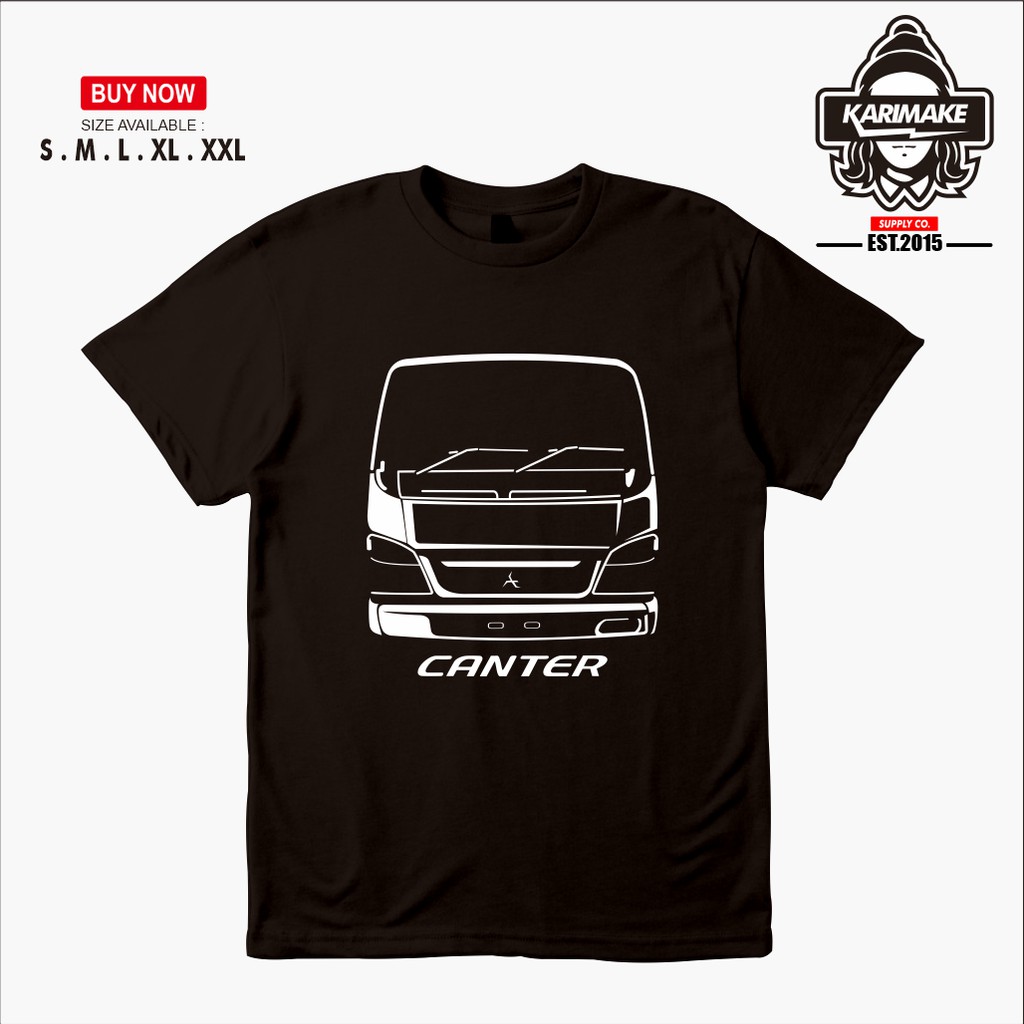 Kaos Baju Truck Mitsubishi Canter Kaos Otomotif -