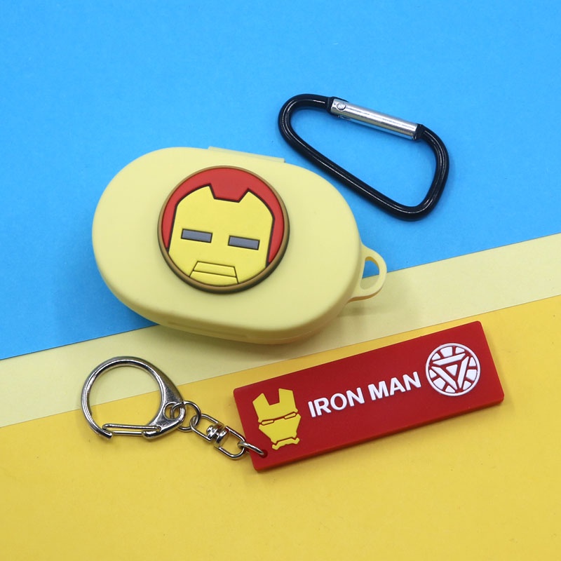 Casing Soft Case Silikon Motif Kartun Marvel Untuk Xiaomi Redmi AirDots 1 / 2 / 3