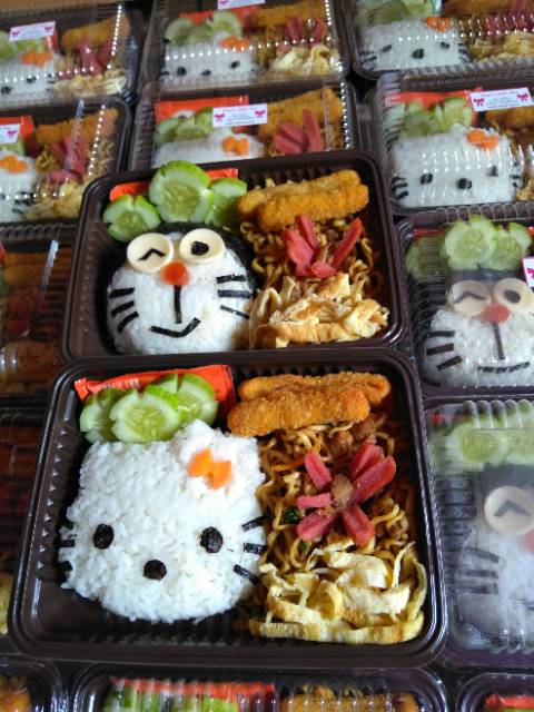 Minimal 20pc Gojek Grab Bento Anak Nasi Snack Box Nasi Kuning Kado Ultah Hellokitty Doraemon Unik Shopee Indonesia