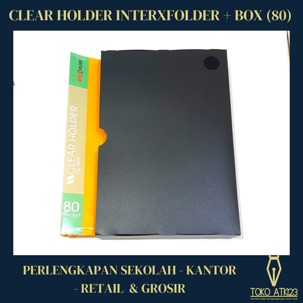 Map Clear Holder / Document Keeper Folio InterXFolder Isi 80 + Box