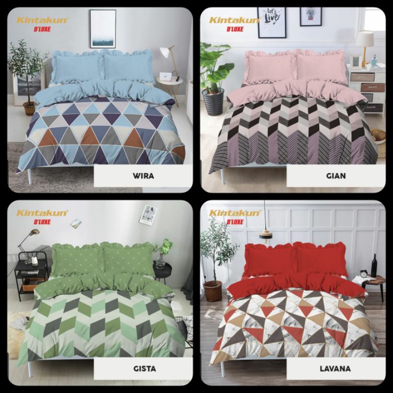 BEDCOVER SET KINTAKUN 180X200 T30 FITTED