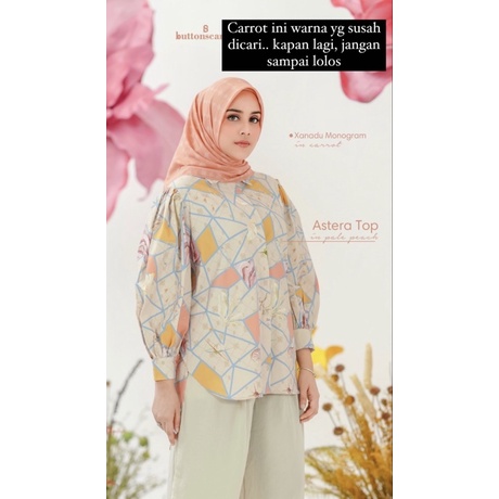 Xanadu Astera Top ButtonscarvesXRiamiranda