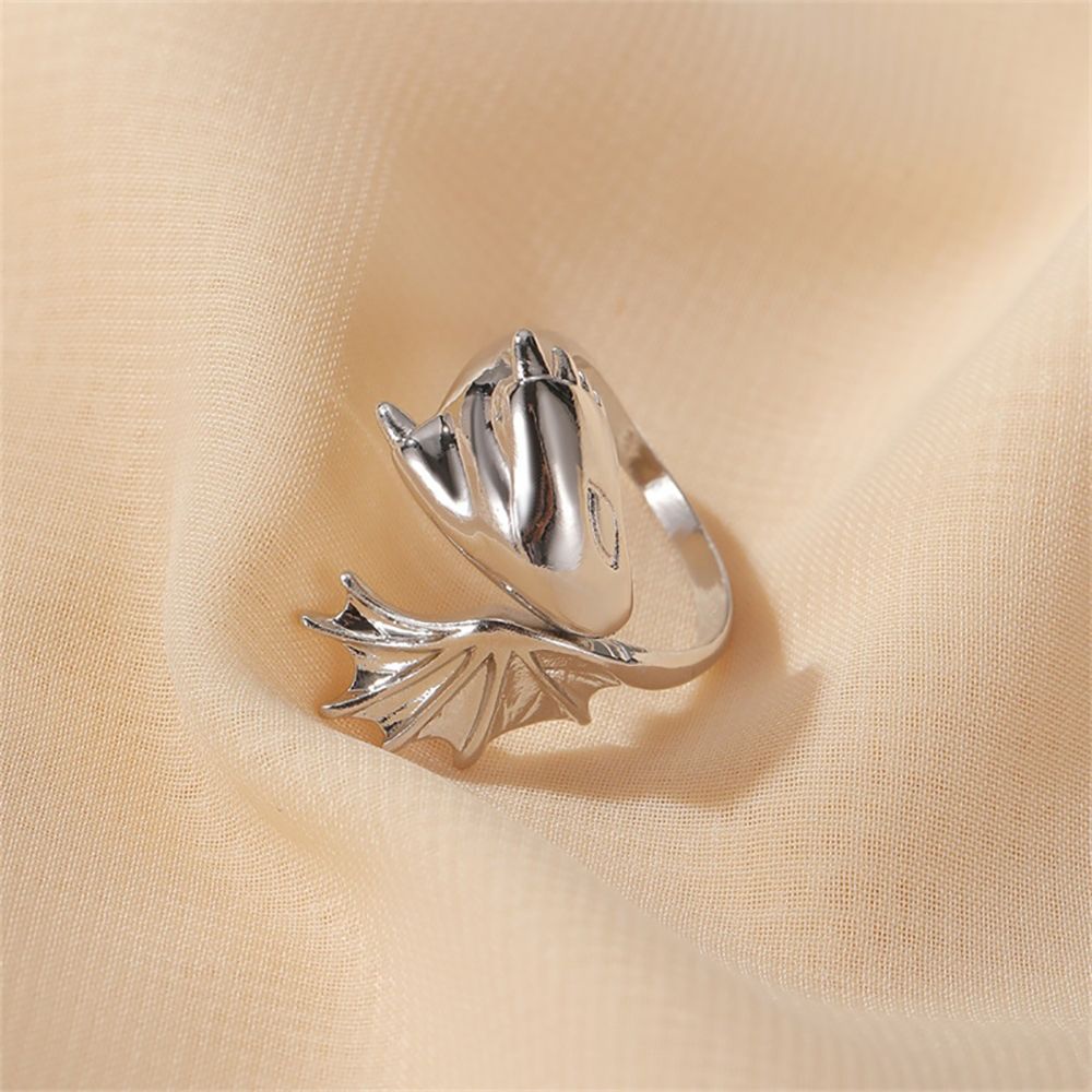 Needway  Cute Frog Opening Ring Personality Fashion Jewelry Korean Style Ring Teens Female Geometric Alloy Girls Simple Women Finger Ring