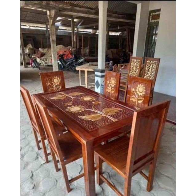 Kursi Makan Minimalis Jati Jepara