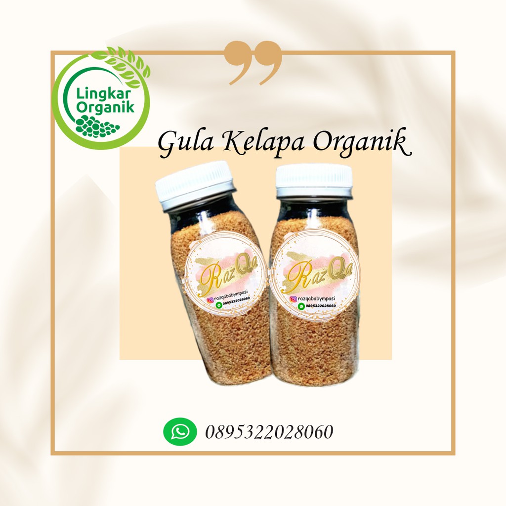 

Gula Kelapa Organik / Organic Coconut Sugar 50gr