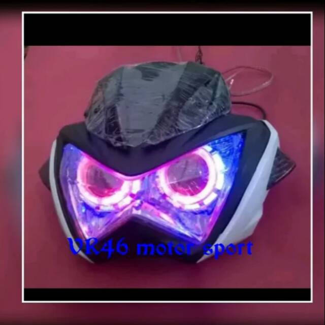 Refektor reflektor ninja Z250 kedok ninja Z250 + proji lampu depan ninja Z250 + proji