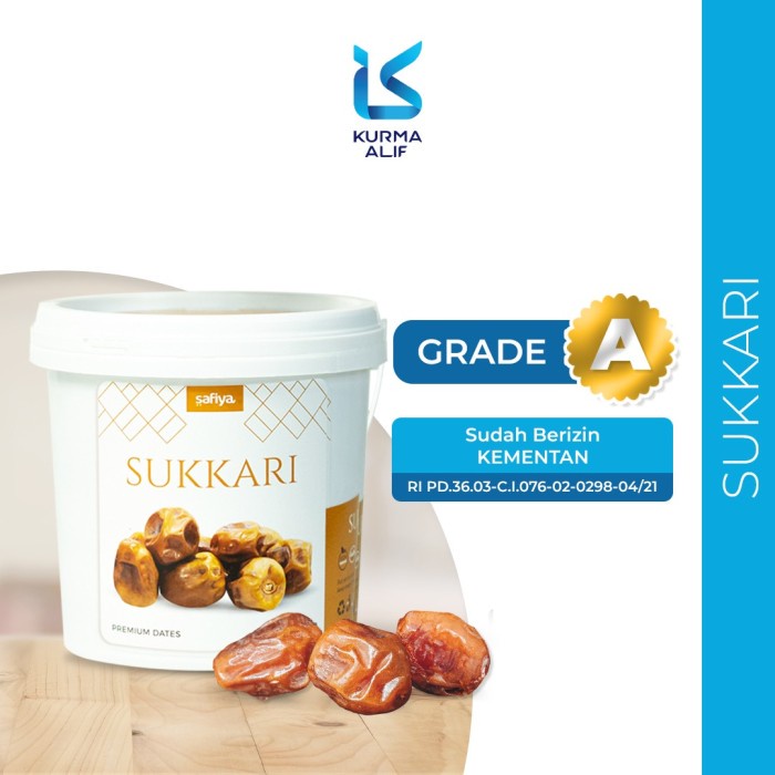 

Kurma Sukari Al-Qassim Ember 850 Gr Original