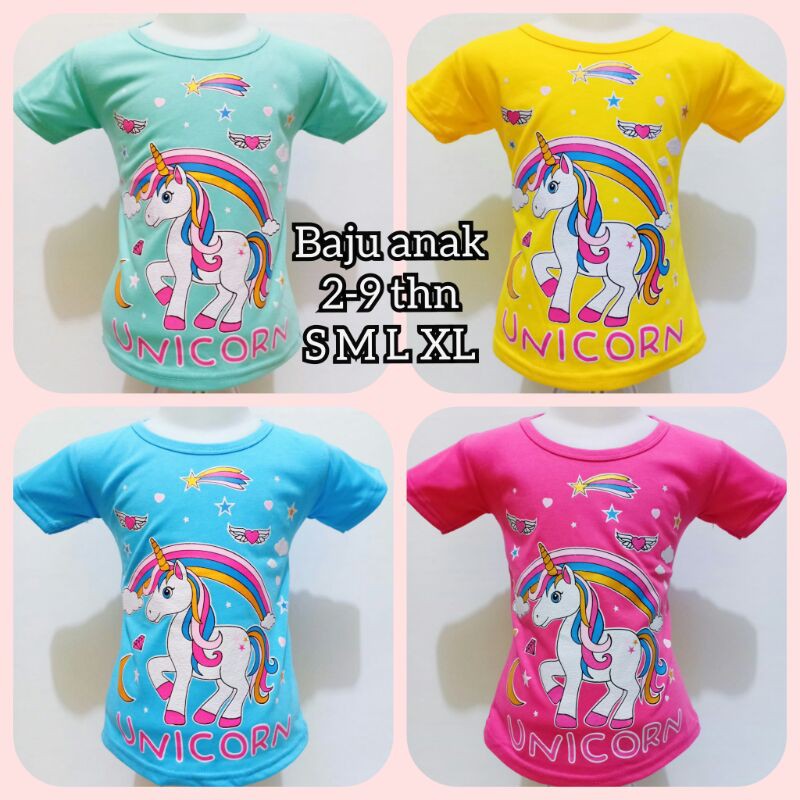  Baju  anak UNICORN  buat umur 2 9 thn Shopee  Indonesia