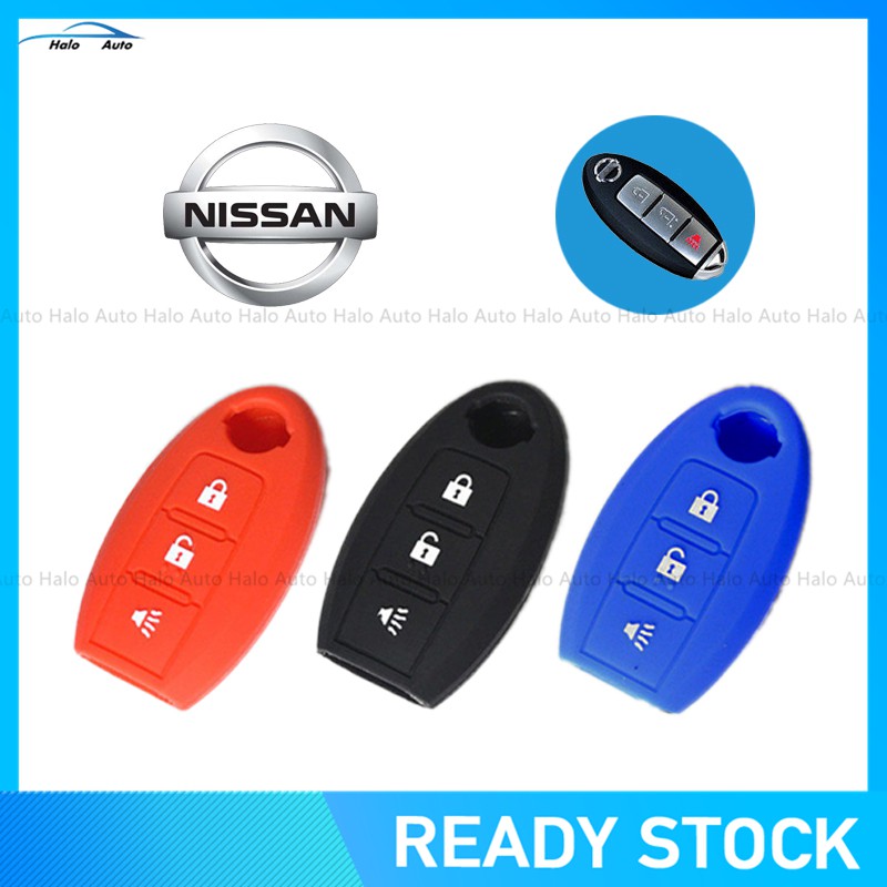 NISSAN MARCH JUKE X TRAIL Cover Sarung Silicon Silikon Keyshirt Remote Kunci Mobil