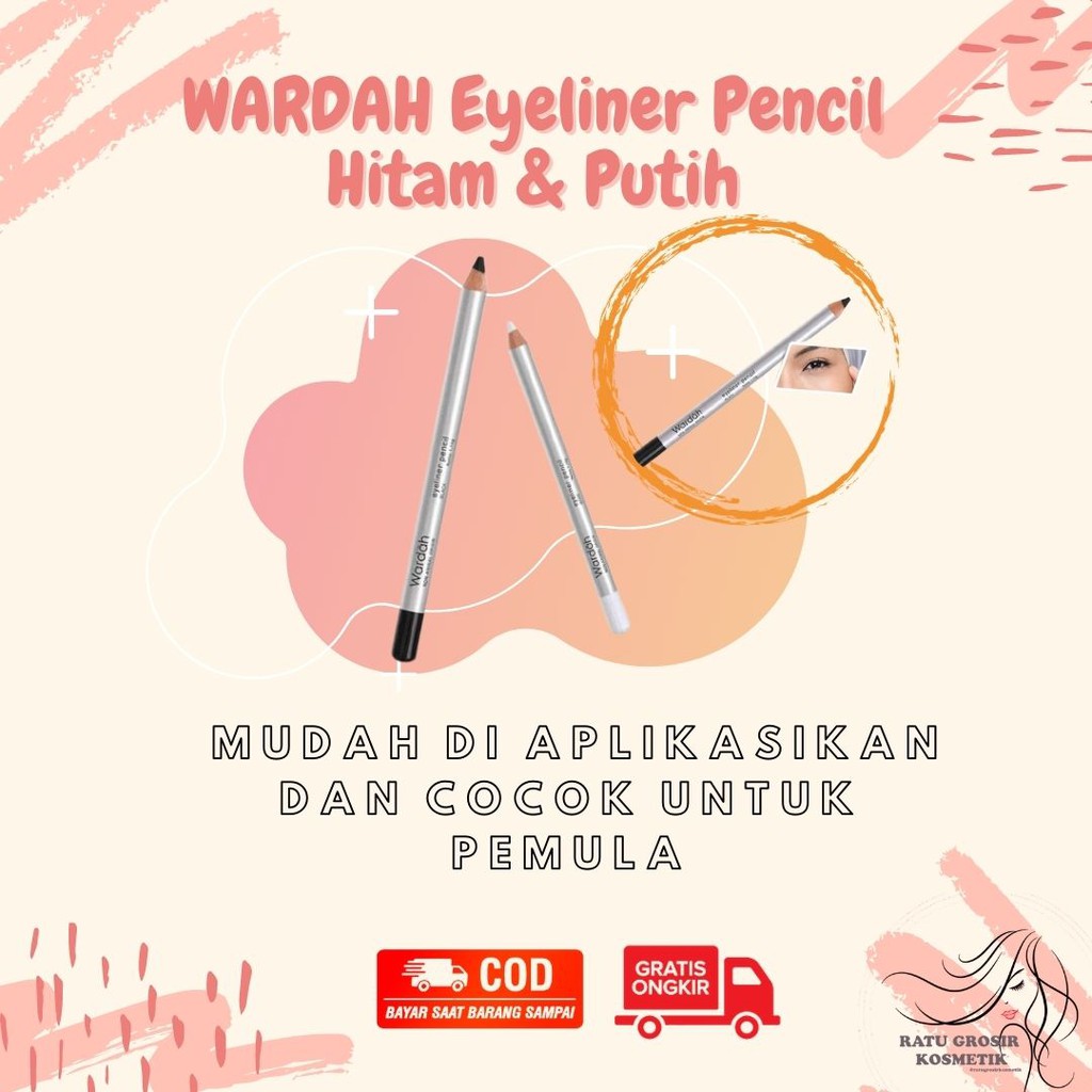 EYELINER WARDAH eyeliner waterproof eyeliner pensil WARDAH EYELINER kosmetik mata A273