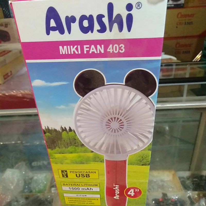 kipas tangan arashi