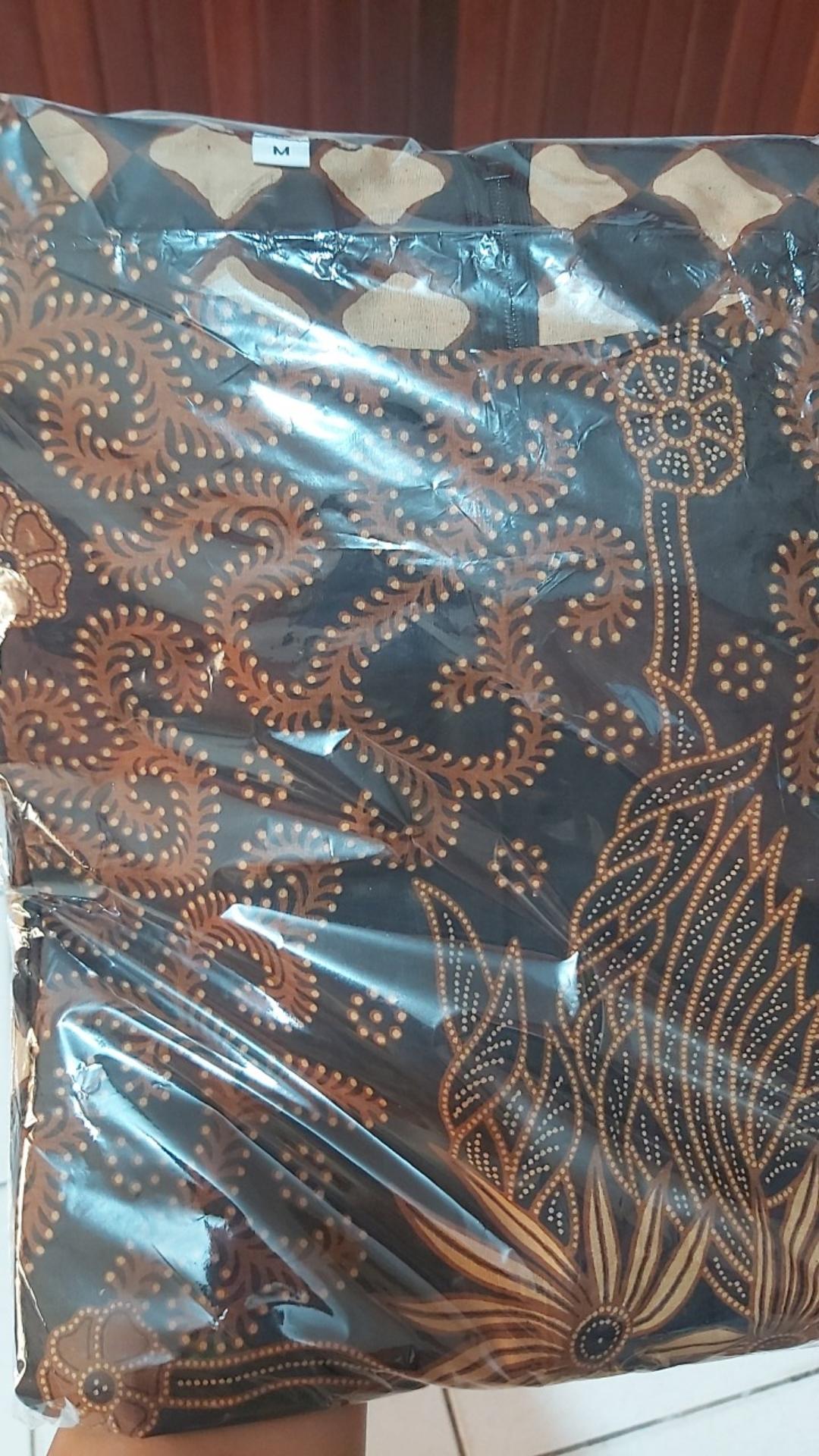 Tunik Batik Sogan Ukuran S M L Xl Xxl Ld 120