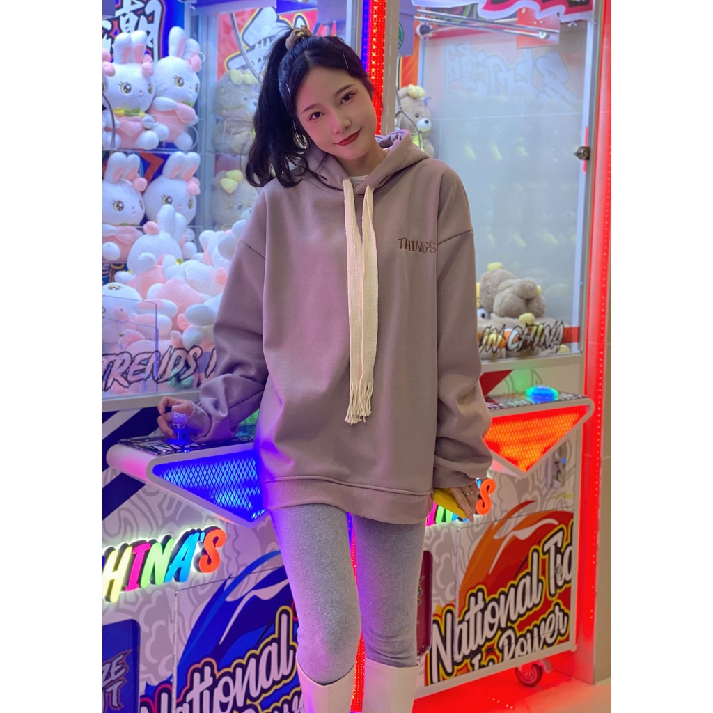 #Sisjuly# Sweater wanita bulu tebal wanita musim gugur dan musim dingin baru jaket berkerudung longg