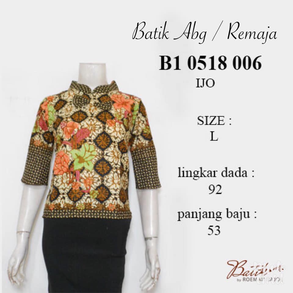 Dapatkan Harga Baju Grosir Batik Kebaya Atasan Batik Diskon