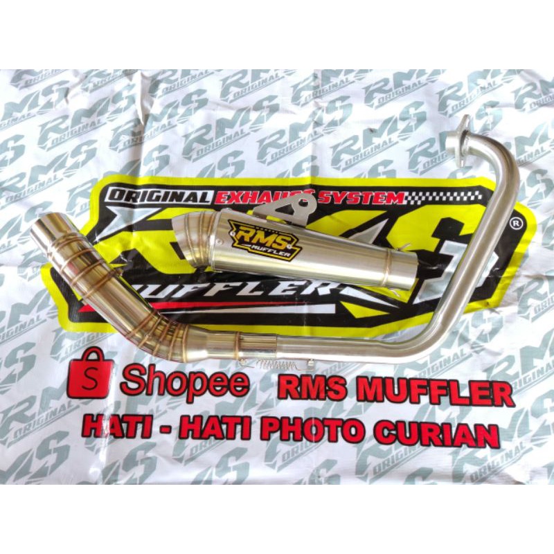 Knalpot RMS Muffler Original KLX CRF Dtracker keong jumbo kolong