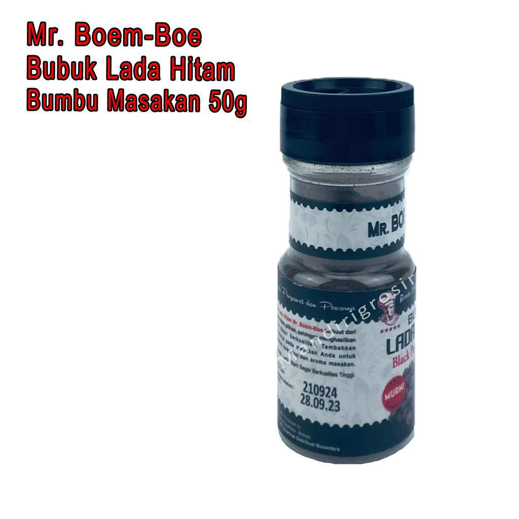 Bubuk Lada Hitam* Mr. Boem-Boe* Bumbu masakan* 50gr