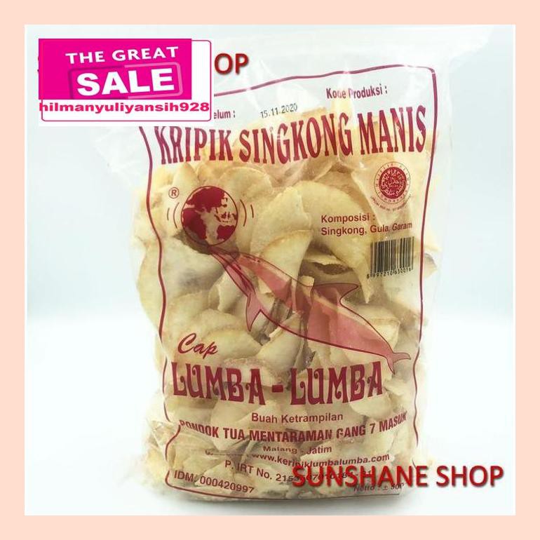 

S50Mra Keripik Kripik Singkong Lumba 500 Gr 500Gr Manis Asin - Manis Ret05Vh