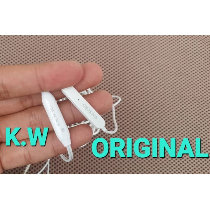 HEADSET OPPO ORIGINAL100% CABUTAN R19 R11 F9 Handsfree ori bawaan hp Earphone suara super bass