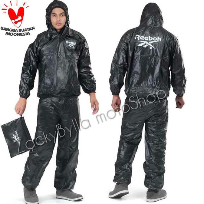 Jas Hujan / Sauna Suit REEBOK, NIKE, ADIDAS Transparan - Putih