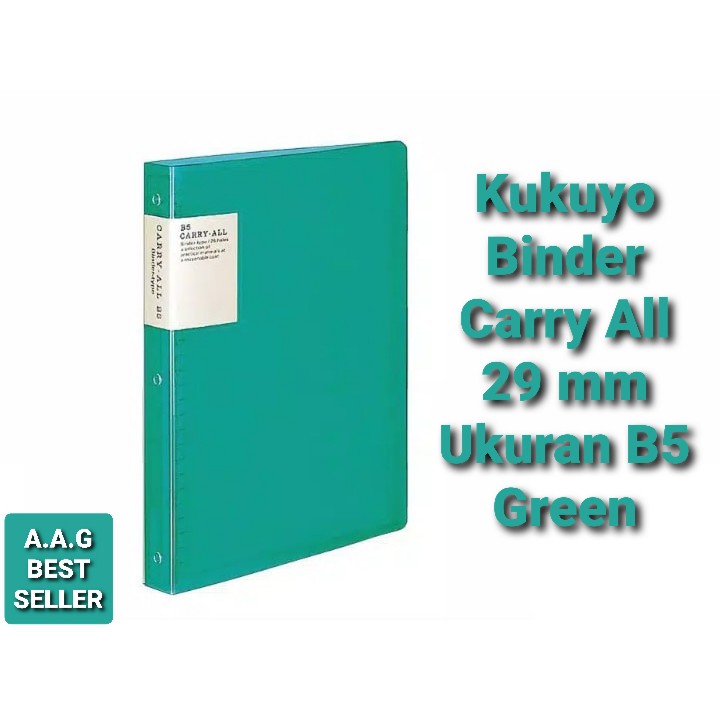 

KOKUYO BINDER CARRY ALL 29 × 215 × 272MM B5 GREEN