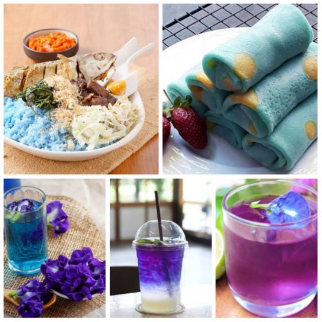 

Bunga Telam atau Butterfly Pea Teh Biru