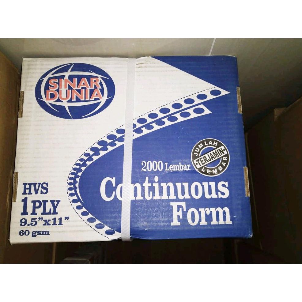 

Continuous form hvs 1 ply 60 gram