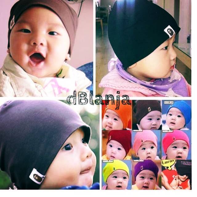 PROMO Topi Kupluk Bayi Impor / Topi Kupluk Anak Import High Quality Murah Harga Grosir