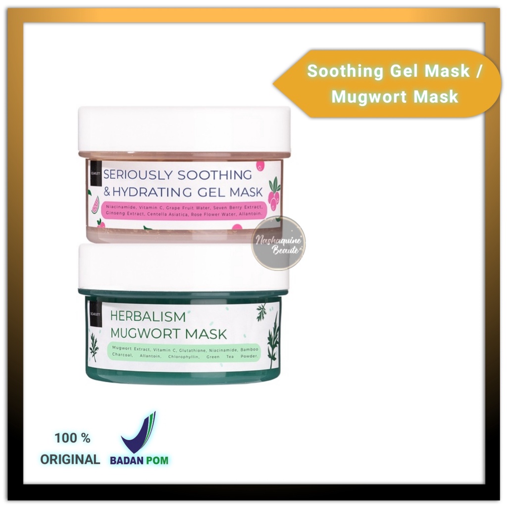 Scarlett Herbalism Mugwort Mask - Seriously Soothing &amp; Hydrating Gel Mask