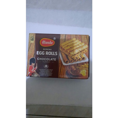 

Monde Serena Egg Roll 70gram Original Chocolate Dus