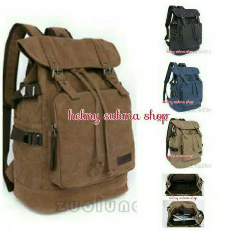 Tas ransel kanvas mugu 8851