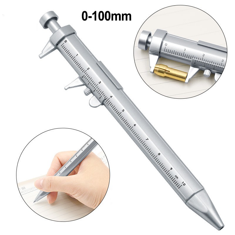 

Pena Pulpen Multifungsi Ballpoint Pen Kaliber Caliber Tool Scale