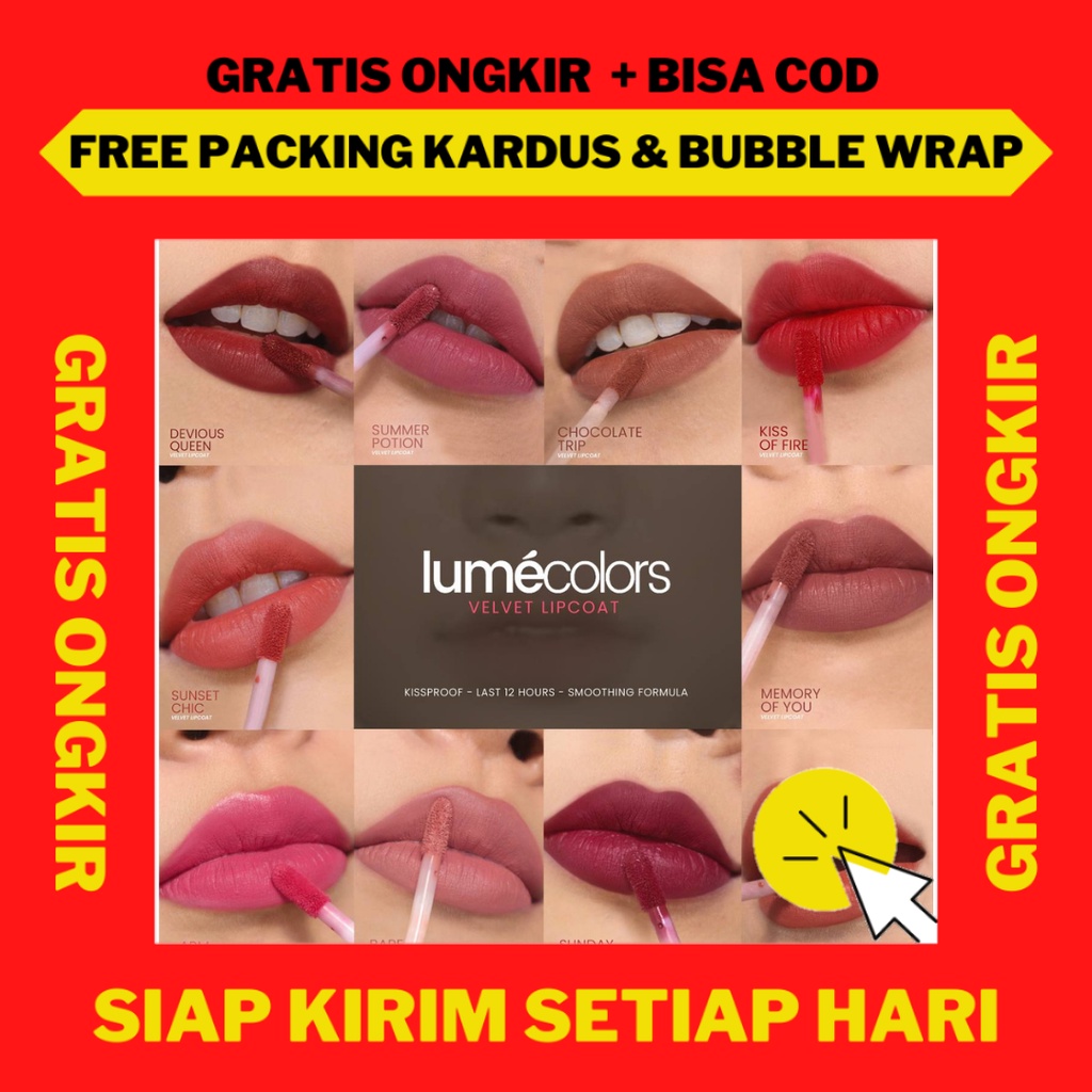 Lumecolors Velvet Lipcoat, Lumecolors Lipstik, Lipcoat Lumecolors Sunset Chic, Summer Potion, Bare W