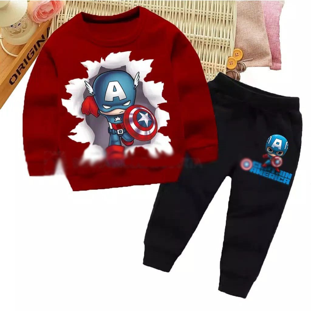 SETELAN SWEATER CAPTAM / FASHION ANAK LAKI-LAKI / SETELAN ANAK LAKI / SETELAN TERLARIS / SETELAN