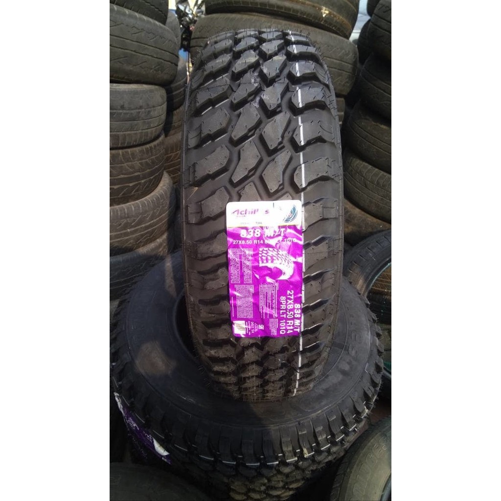 BAN ACHILLES 27 X 8 50 R14 8PR LT 101Q ACHILLES 838MT BAN ACHILLES 27 X 8 50 R14 8PR LT 101Q ACHILLES 838MT