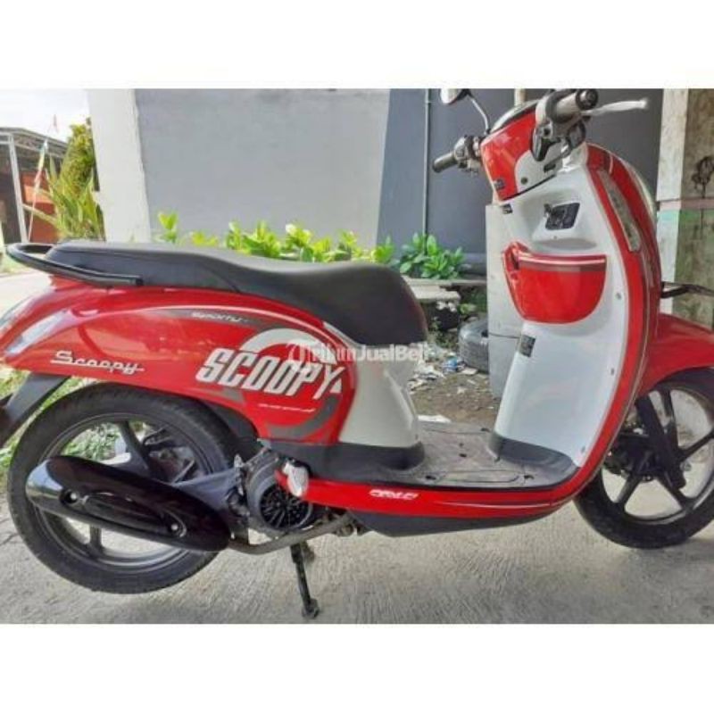 Cover Tangki Honda Scoopy FI Warna Putih Tahun 2015