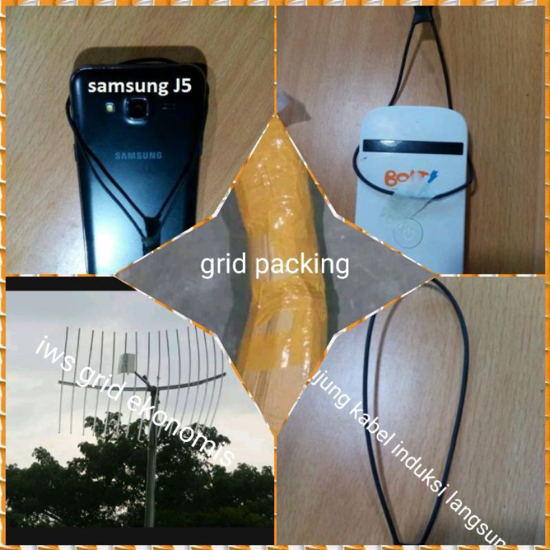 antena iws ekonomis grid kabel 10m induksi untuk menguatkan sinyal modem dan hp frek 1800-2300mhz