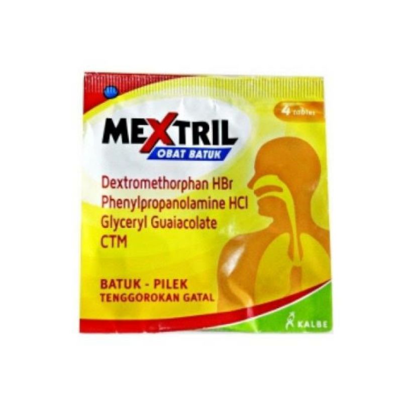 Mextril tablet obat batuk pilek