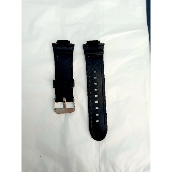 Strap Tali jam Digitec DG 3083 T DG3018 T DG 4100 T rubber strap black glossy