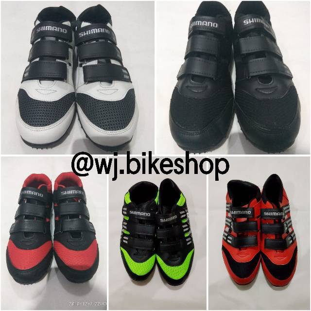  SEPATU  SEPEDA  SHIMANO GOWES NON CLEAT Shopee  Indonesia