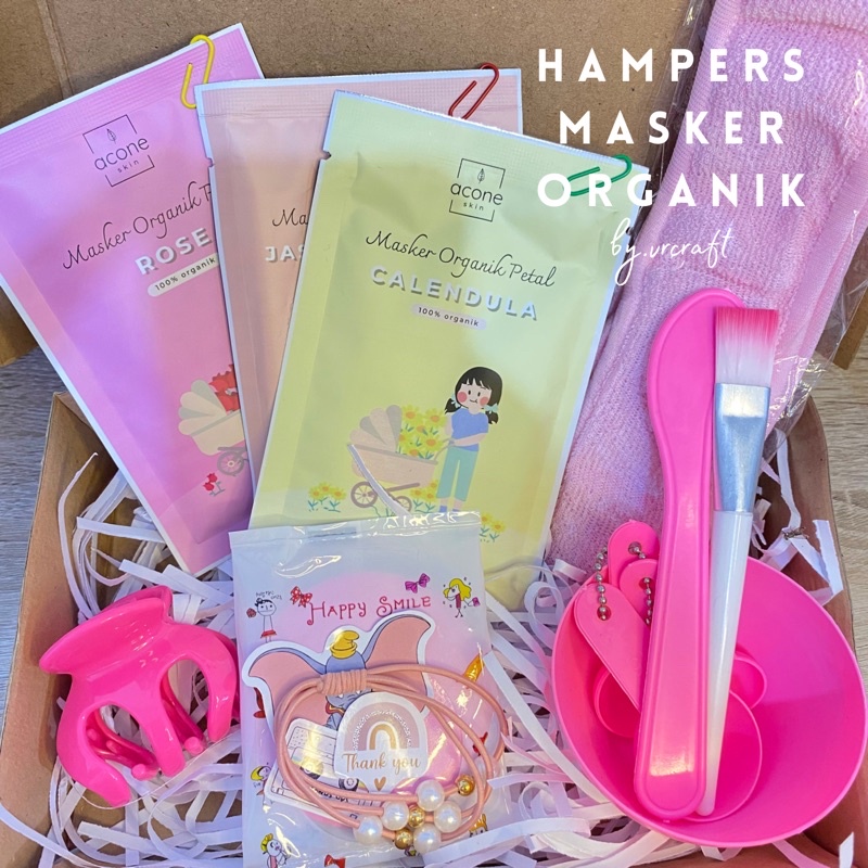 HAMPERS MASKER ORGANIK / GIFT BOX KADO ULANGTAHUN