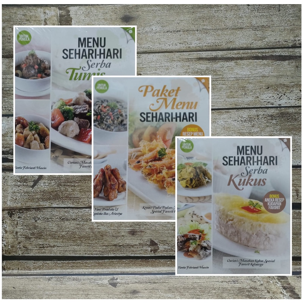 Menu Masakan Untuk Pemula - Serba Kukus, Sehari-hari,  Serba Tumis, Praktis & lezat, Sarapan