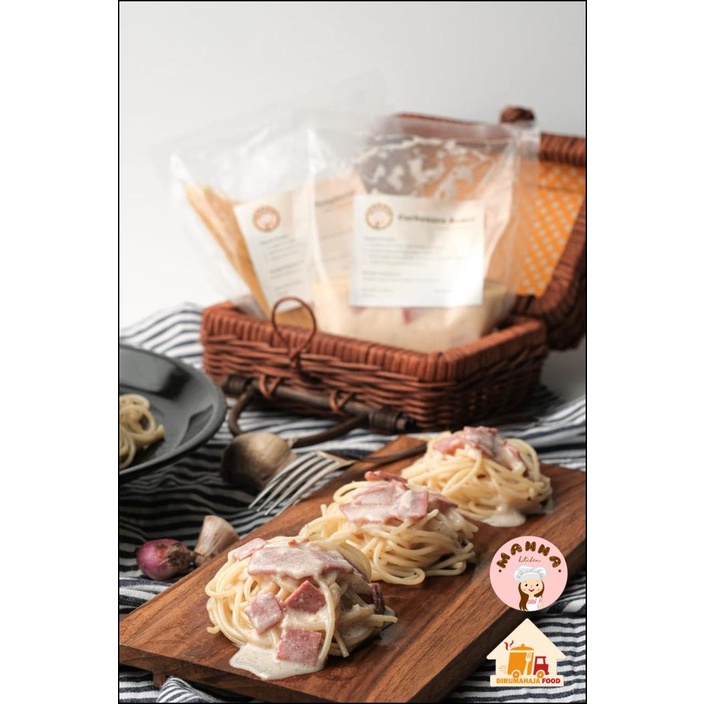 

Frozen Pasta - Spaghetti Carbonara (by Manna Kitchen)