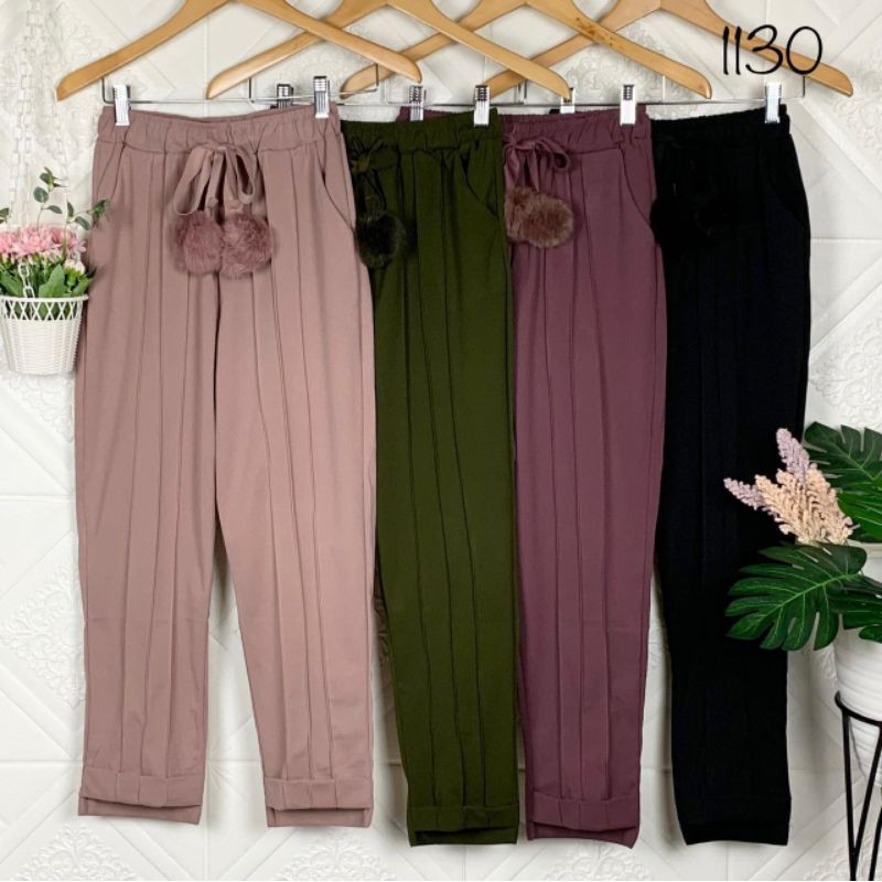 YAJUN FUSHI 113O CELANA POLOS ALLSIZE