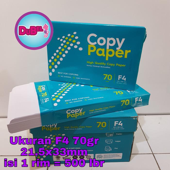 

Kertas / Kertas Hvs F4 / Folio 70 Gr Copy Paper / Hvs F4 Murah / 1 Rim 500 Lbr
