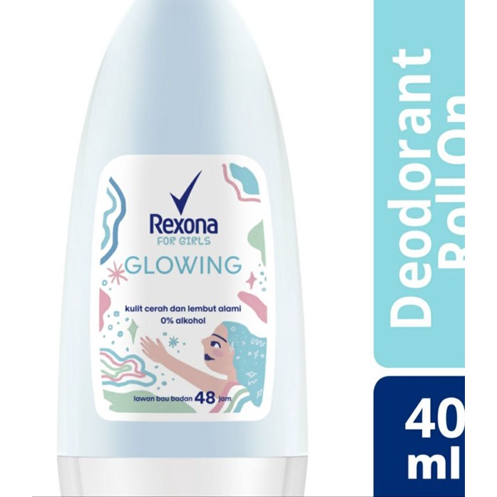 Rexona Deodorant Roll on Glowing 40 ml.