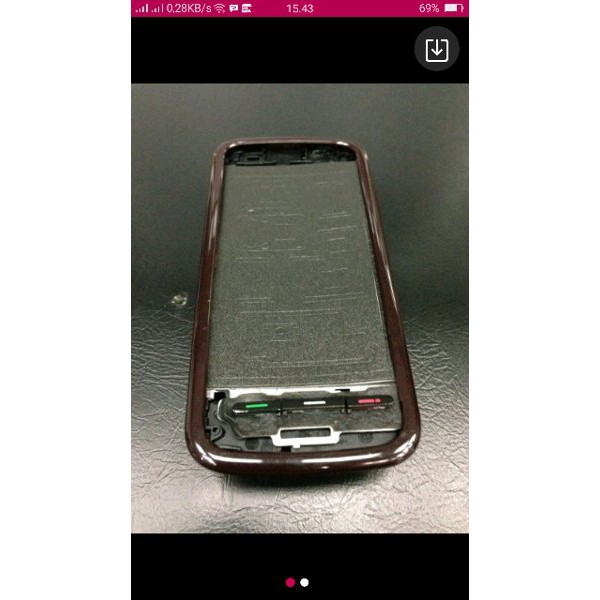 DIJUAL casing nokia 5800 xpressmusic original china fullset termasuk tulang warna merah tulang